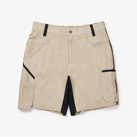 데어바이(THEREBY) 데어바이 BEIGE S1 다잉 비트 워크 숏 팬츠