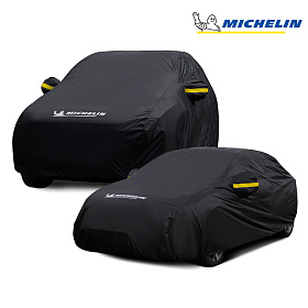 미쉐린(MICHELIN) 미쉐린 블랙 카커버 자동차커버 차량 바디 덮개 승용 SUV 전차종