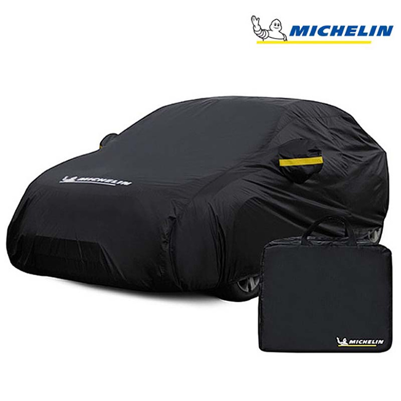 미쉐린(MICHELIN) 미쉐린 블랙 카커버 자동차커버 차량 바디 덮개 승용 SUV 전차종
