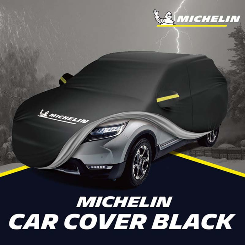 미쉐린(MICHELIN) 미쉐린 블랙 카커버 자동차커버 차량 바디 덮개 승용 SUV 전차종