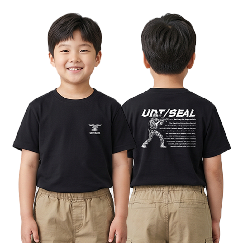 로크택티컬(ROK TACTICAL) (1+1) 로크택티컬 키즈 UDT SEAL 티셔츠
