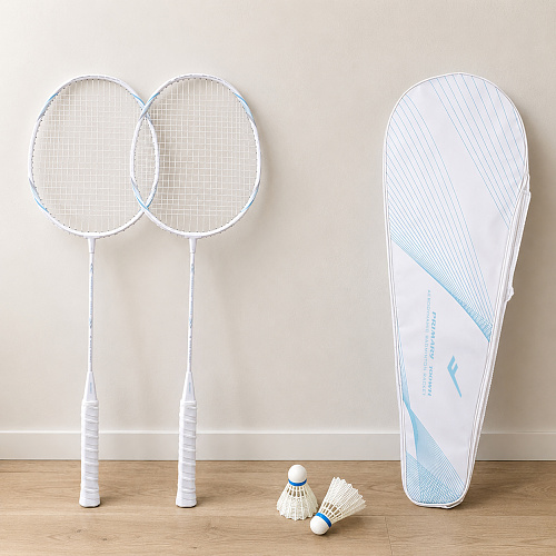 아리프(ALEAF) 프로스펙스 배드민턴라켓 PRIMARY-100WH 채2+셔틀콕+가방 세트