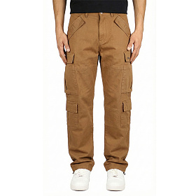 하이퍼데님(HYPERDENIM) 하이퍼데님 타바코 브라운 루즈핏 카고 팬츠