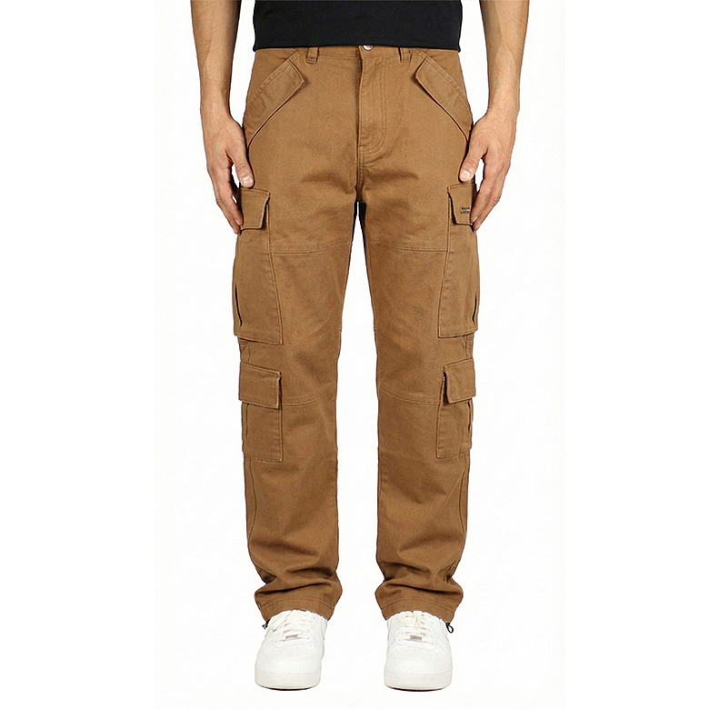 하이퍼데님(HYPERDENIM) 하이퍼데님 타바코 브라운 루즈핏 카고 팬츠