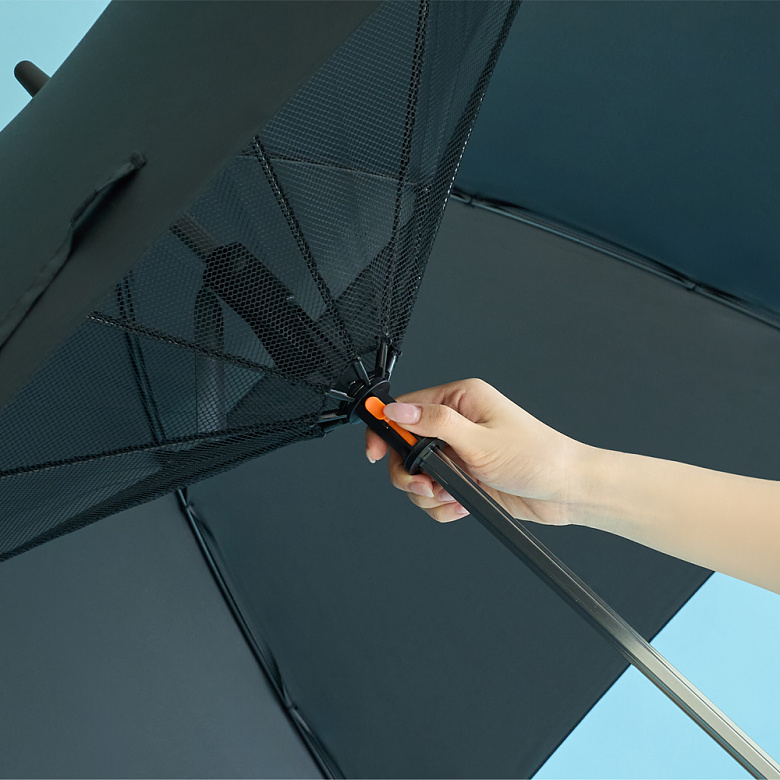 크리스탈클라우드(CRYSTAL CLOUD) 크리스탈클라우드 선풍기 우산 양산 골프 UV차단 27인치 양우산