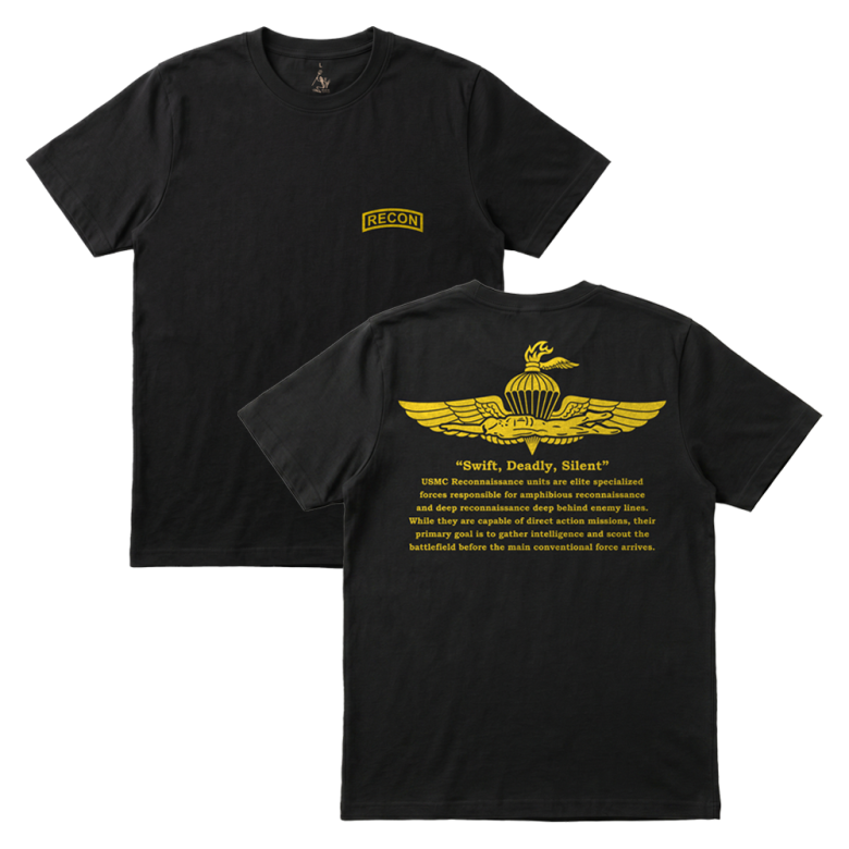 로크택티컬(ROK TACTICAL) (1+1) 로크택티컬 미해병대 포스리컨 티셔츠