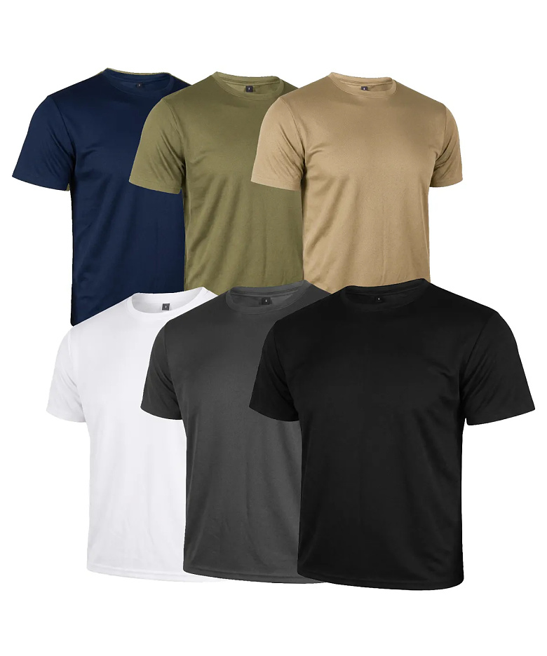 밀리브로(Milibro) 밀리브로 러기드 쿨 메쉬 무지 라운드 반팔 티셔츠 RT006 3pack