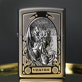 지포(Zippo) 지포 라이터 북유럽 여신 발키리 (실버)
