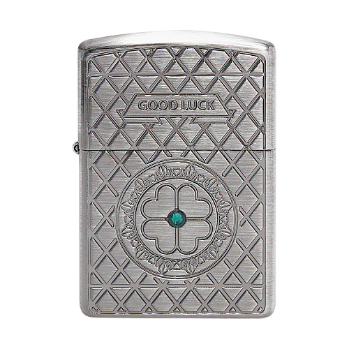 지포(Zippo) 지포 라이터 굿 럭 (실버)