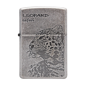지포(Zippo) 지포 라이터 레오파드 사파리 (실버)