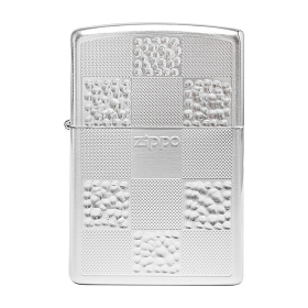 지포(Zippo) 지포 라이터 실버 블럭 (유광)