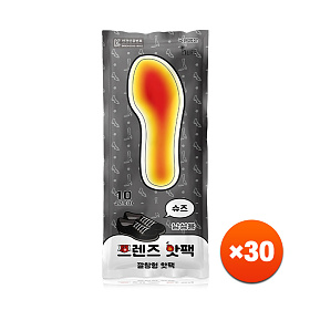기타브랜드(ETC) 국내생산 프렌즈 깔창핫팩 발난로 30개 남성용