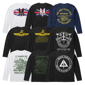 로크택티컬(ROK TACTICAL) (1+1) 로크택티컬 키즈 영미특수부대 긴팔 티셔츠