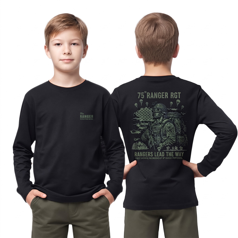 로크택티컬(ROK TACTICAL) (1+1) 로크택티컬 키즈 영미특수부대 긴팔 티셔츠