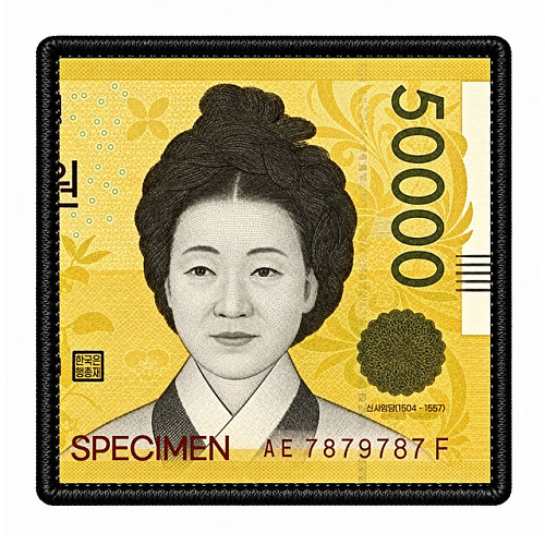 쿠닌(QOONIN) 쿠닌 한국 지폐 패치 전술 와펜 8종